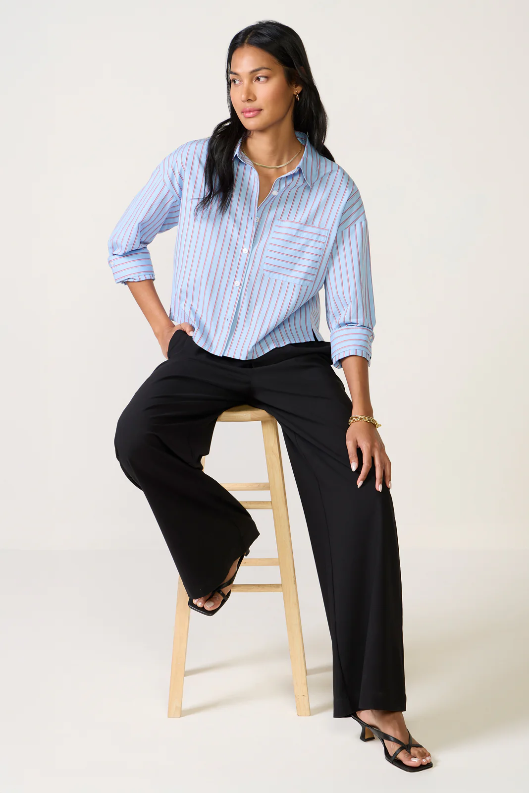 Aiden Crop Shirt - Image 2