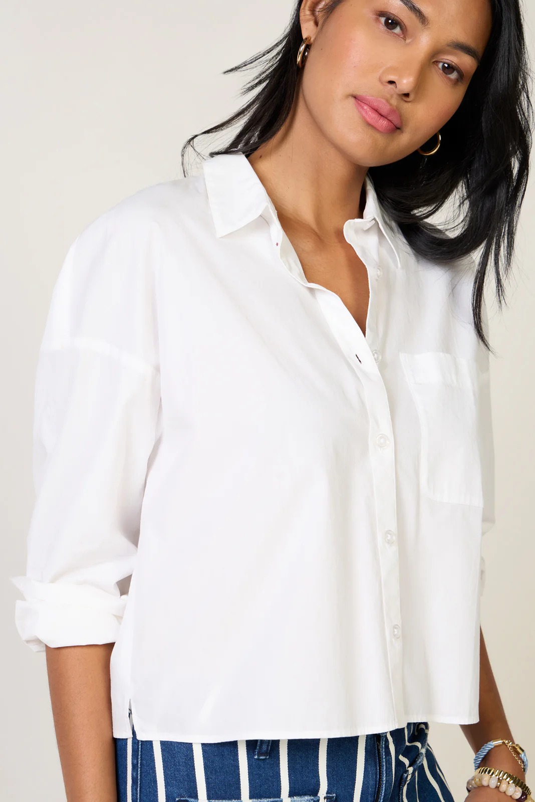 Aiden Crop Shirt - Image 3