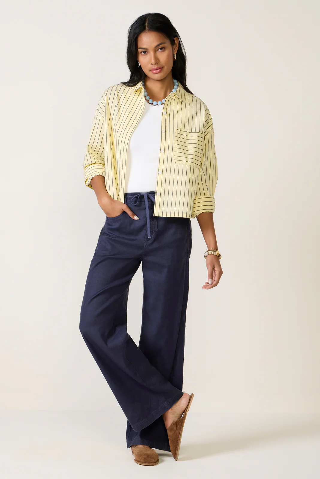 Aiden Crop Shirt - Image 2