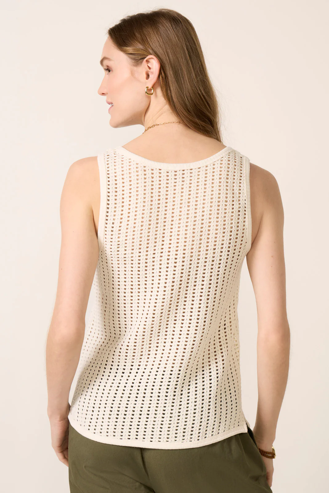 Ainsley Crochet Mesh Tank - Image 4