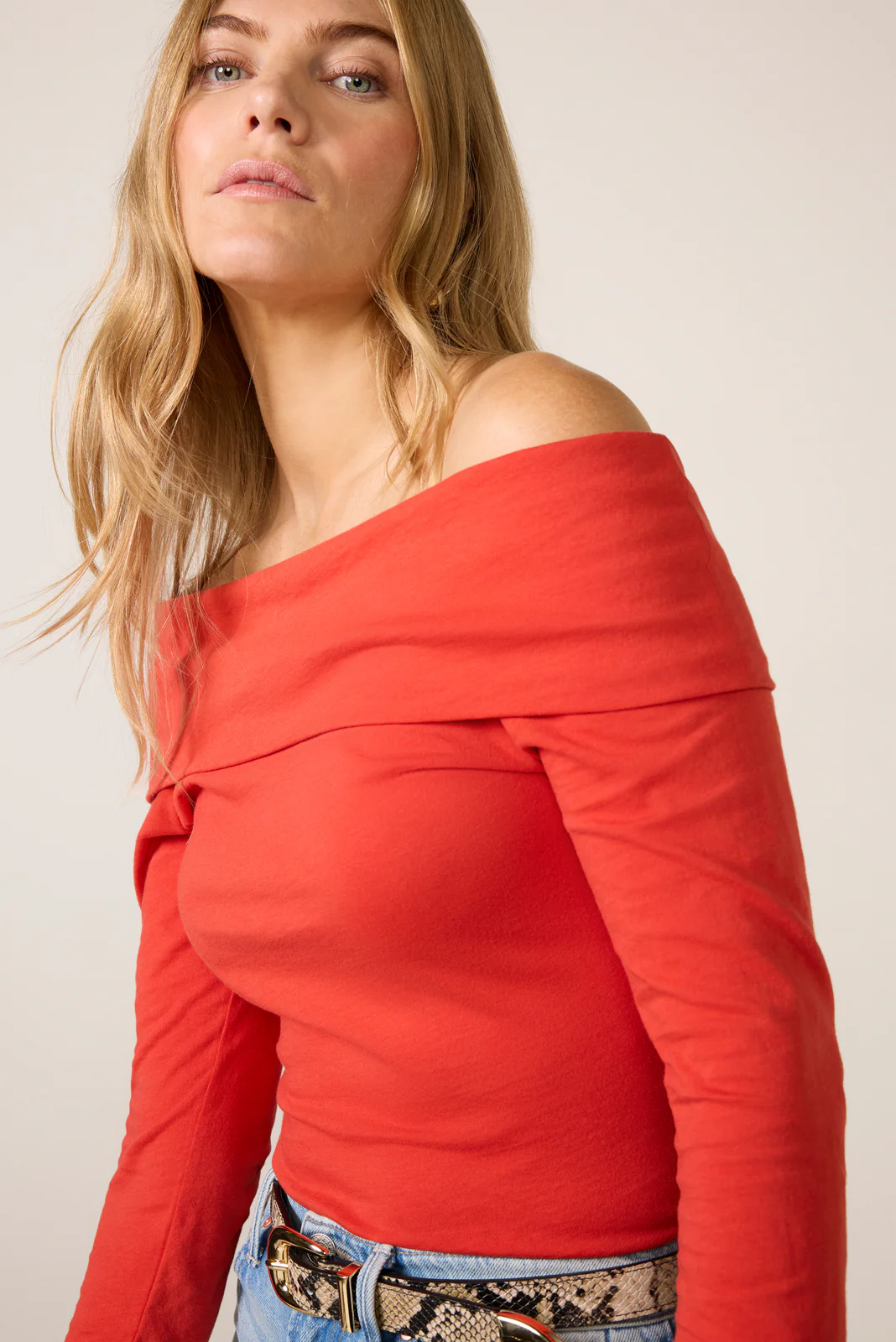Alexi Off The Shoulder T-Shirt - Image 3
