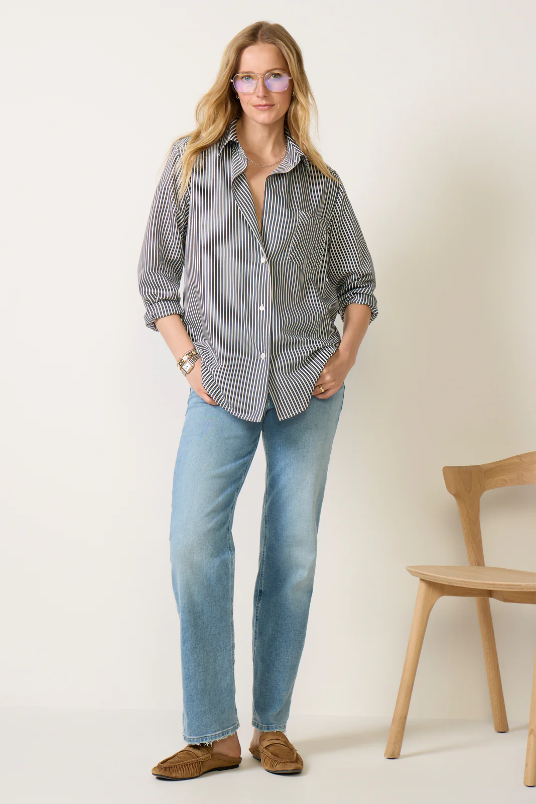 Allie Stripe Shirt - Image 2