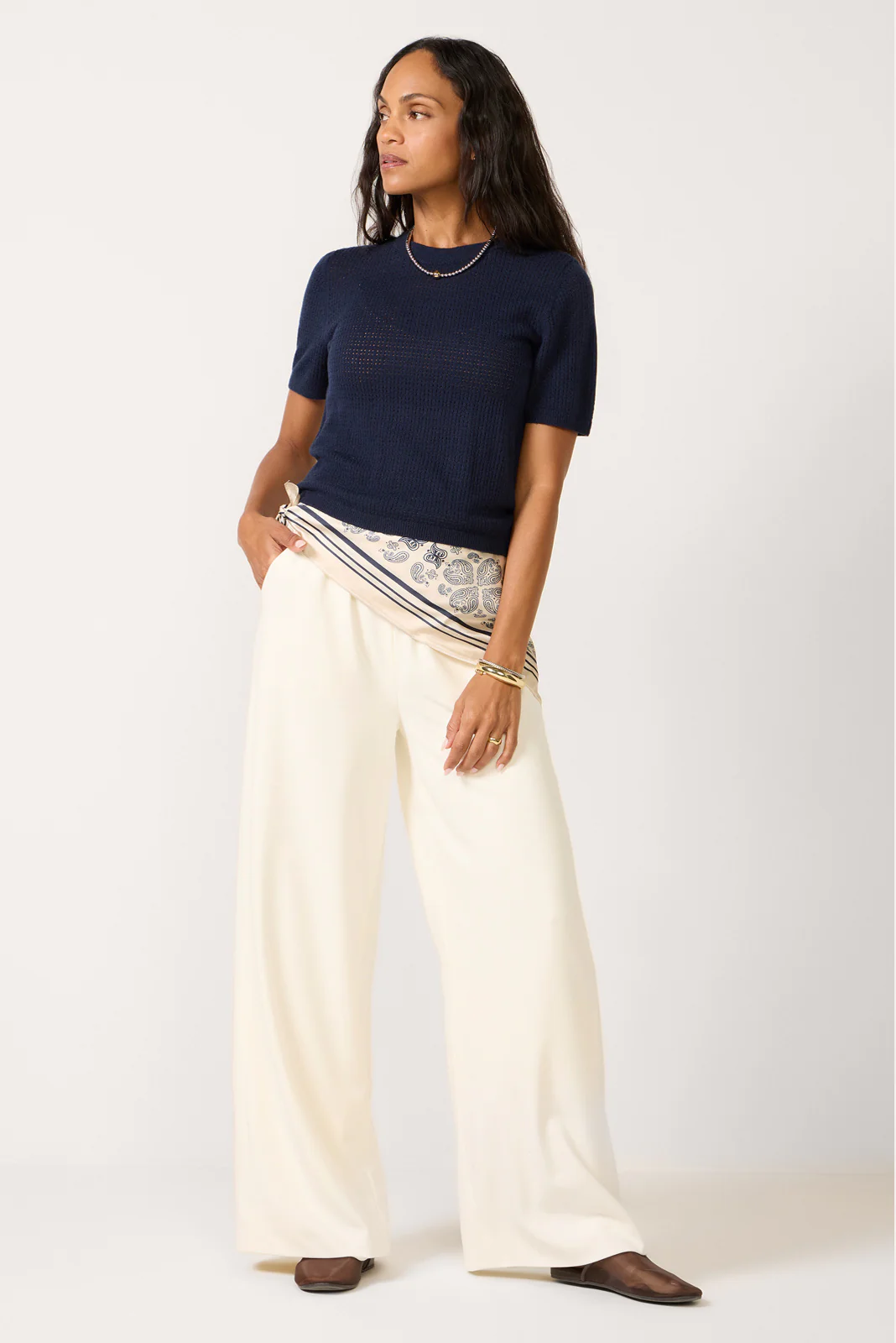 Amanda Pointelle Tee - Image 2