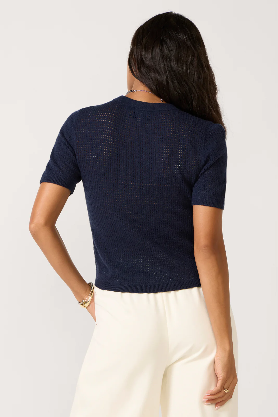 Amanda Pointelle Tee - Image 4