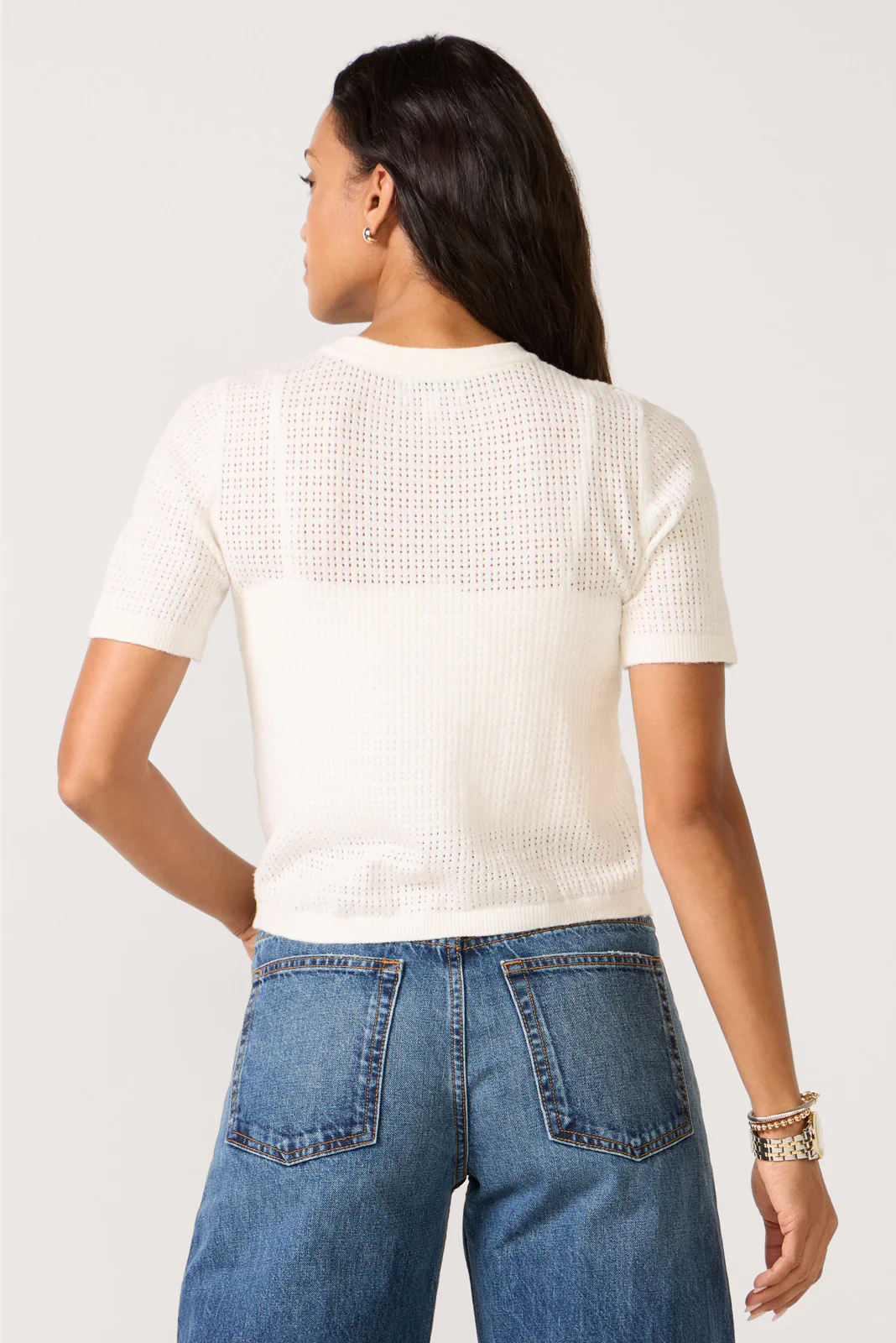 Amanda Pointelle Tee - Image 4