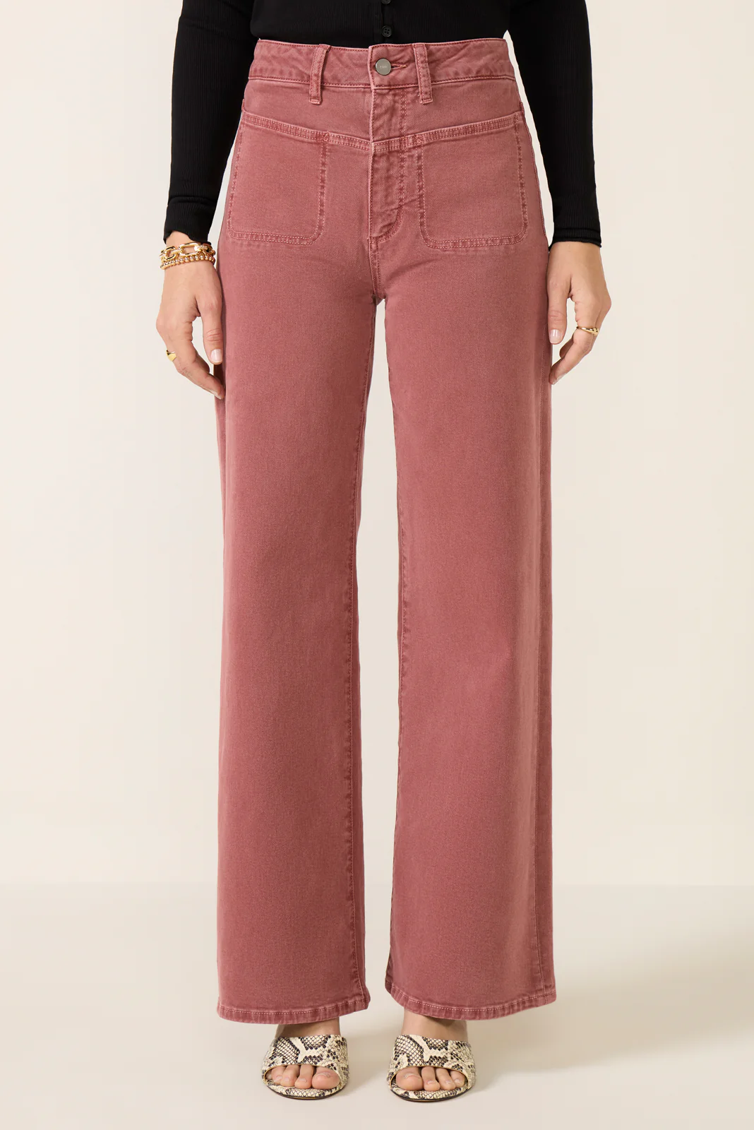 Anessa W/ Front Yoke Wide Leg 31` Jean - Image 5