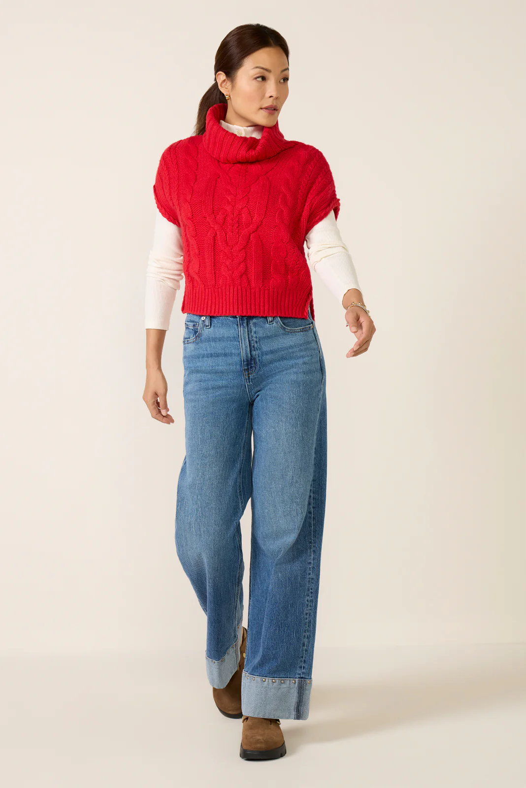 Angelica Cable Trim Vest - Image 3