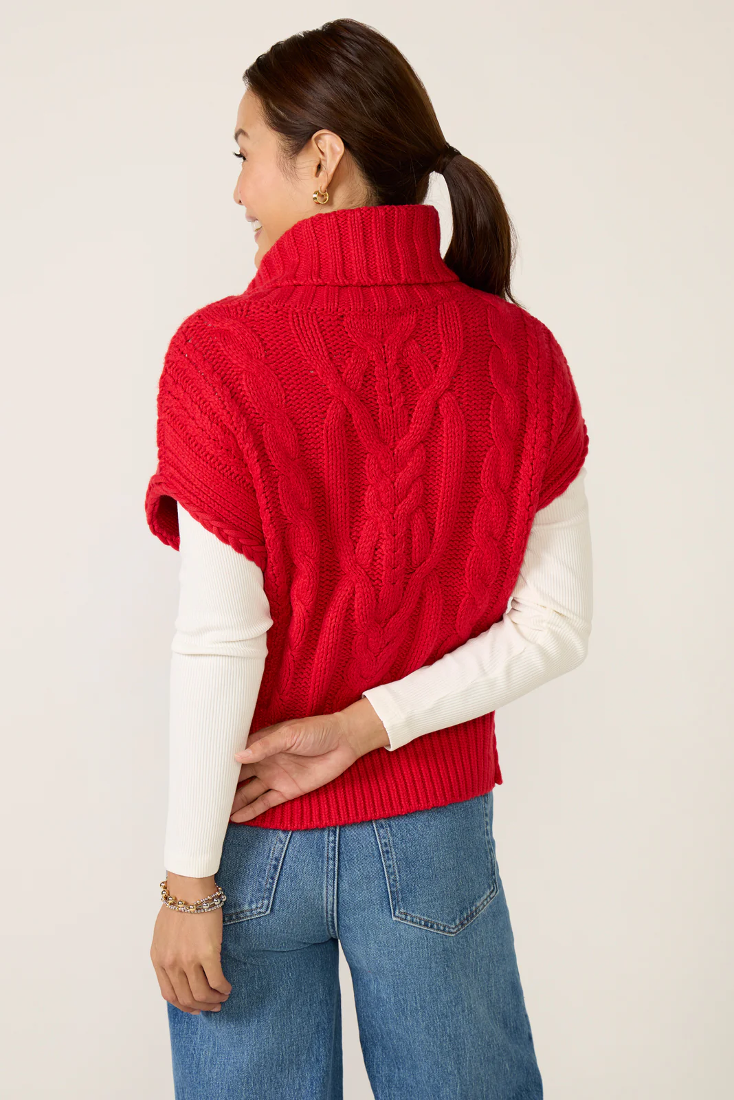 Angelica Cable Trim Vest - Image 4
