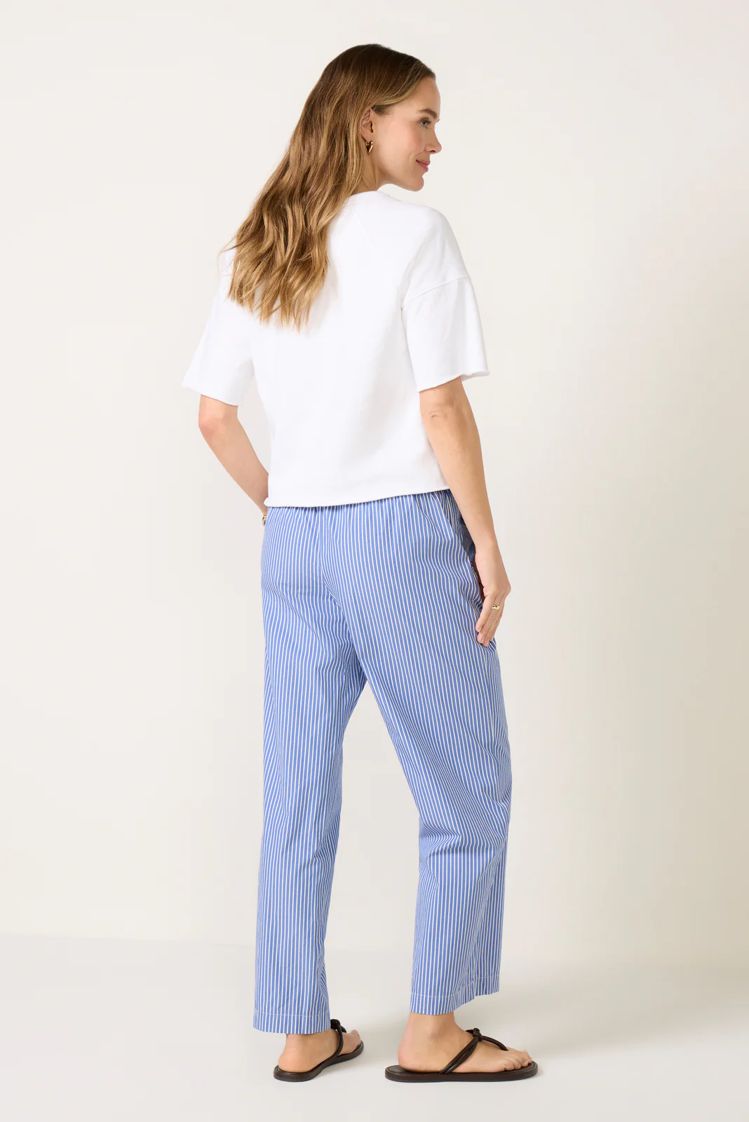 Anna Poplin Wide Leg Pant - Image 4
