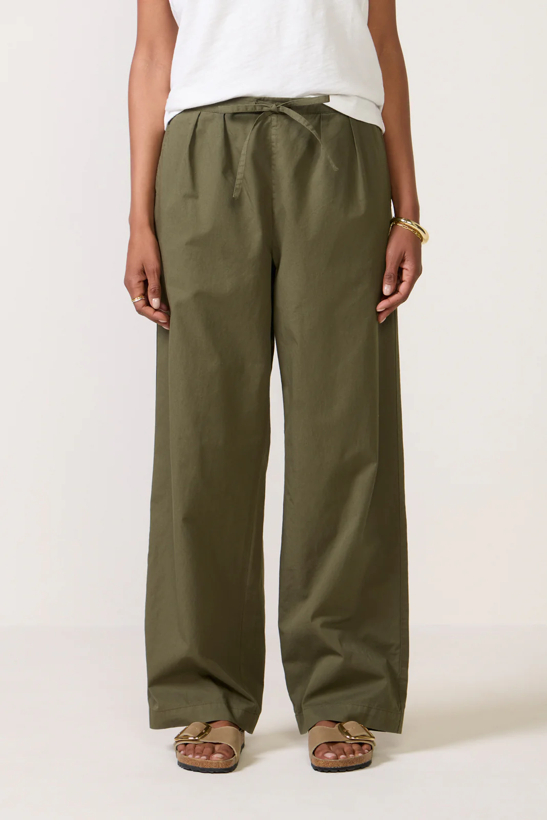 Anna Summer Twill Wide Leg Pant - Image 5