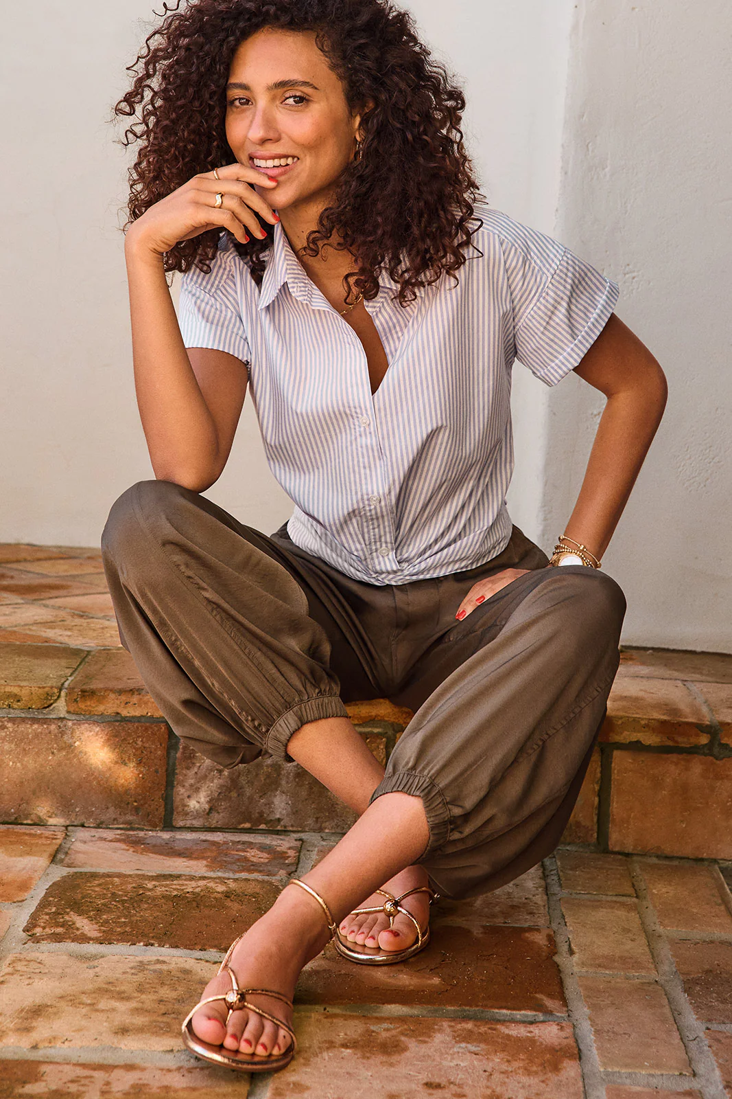 Annie Waist Detail Shirt - Image 5
