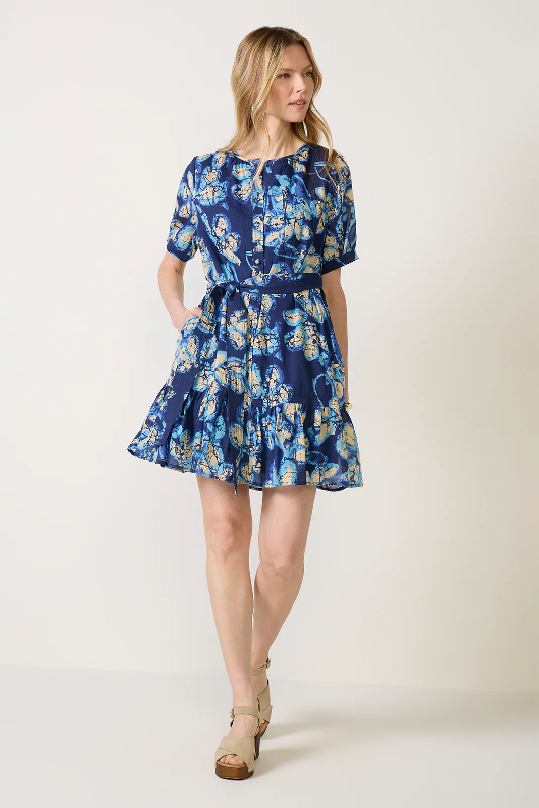 Arlene Puff Sleeve Mini Dress - Image 2