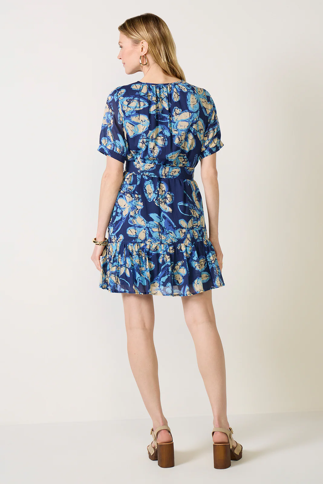 Arlene Puff Sleeve Mini Dress - Image 4
