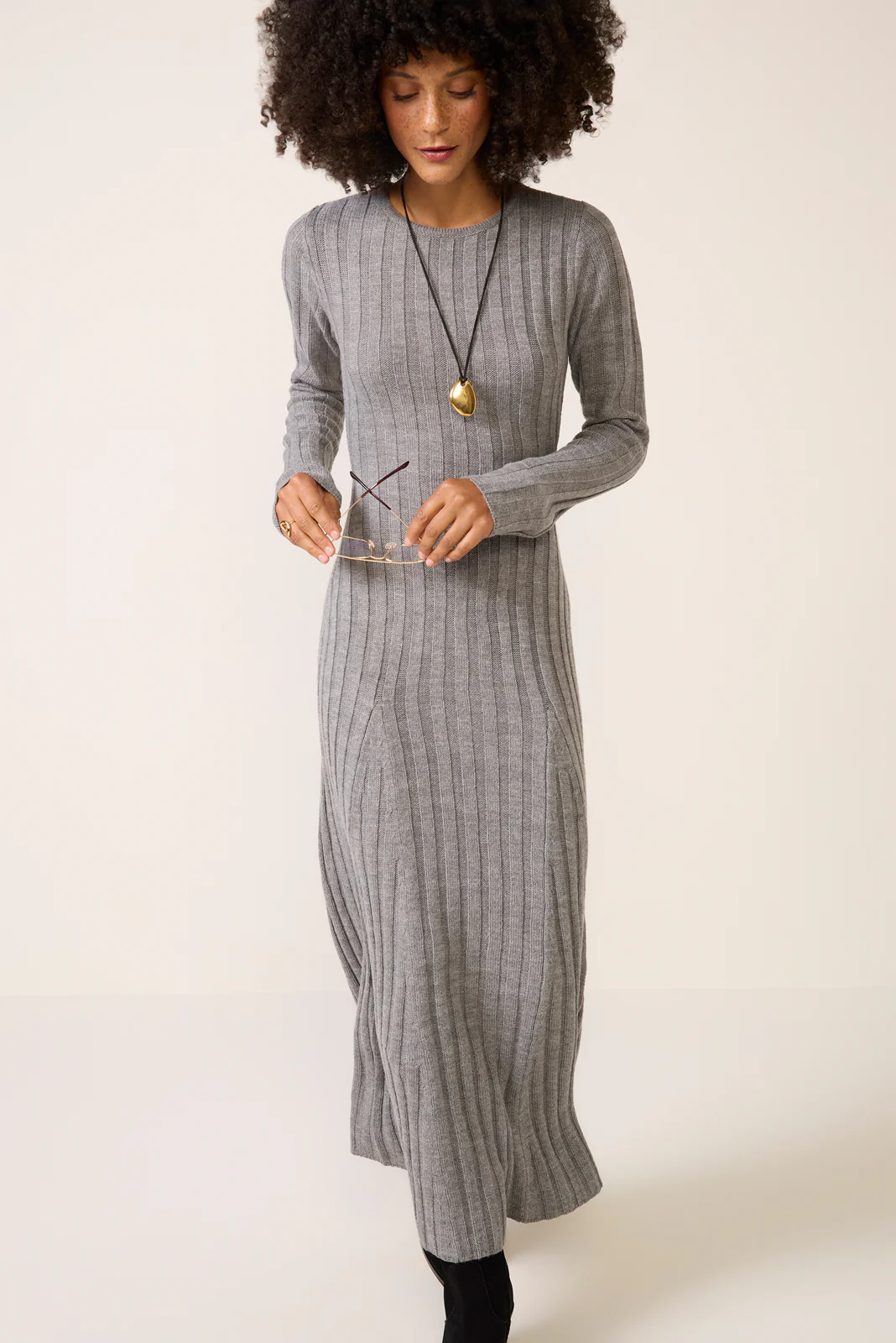 Babysoft Fit n Flare Midi Dress - Image 3