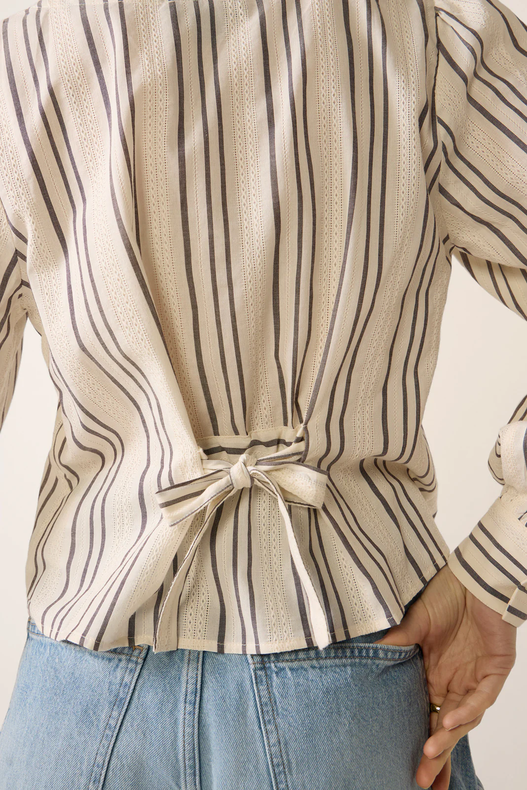 Bailey Button Stripe Blouse - Image 3