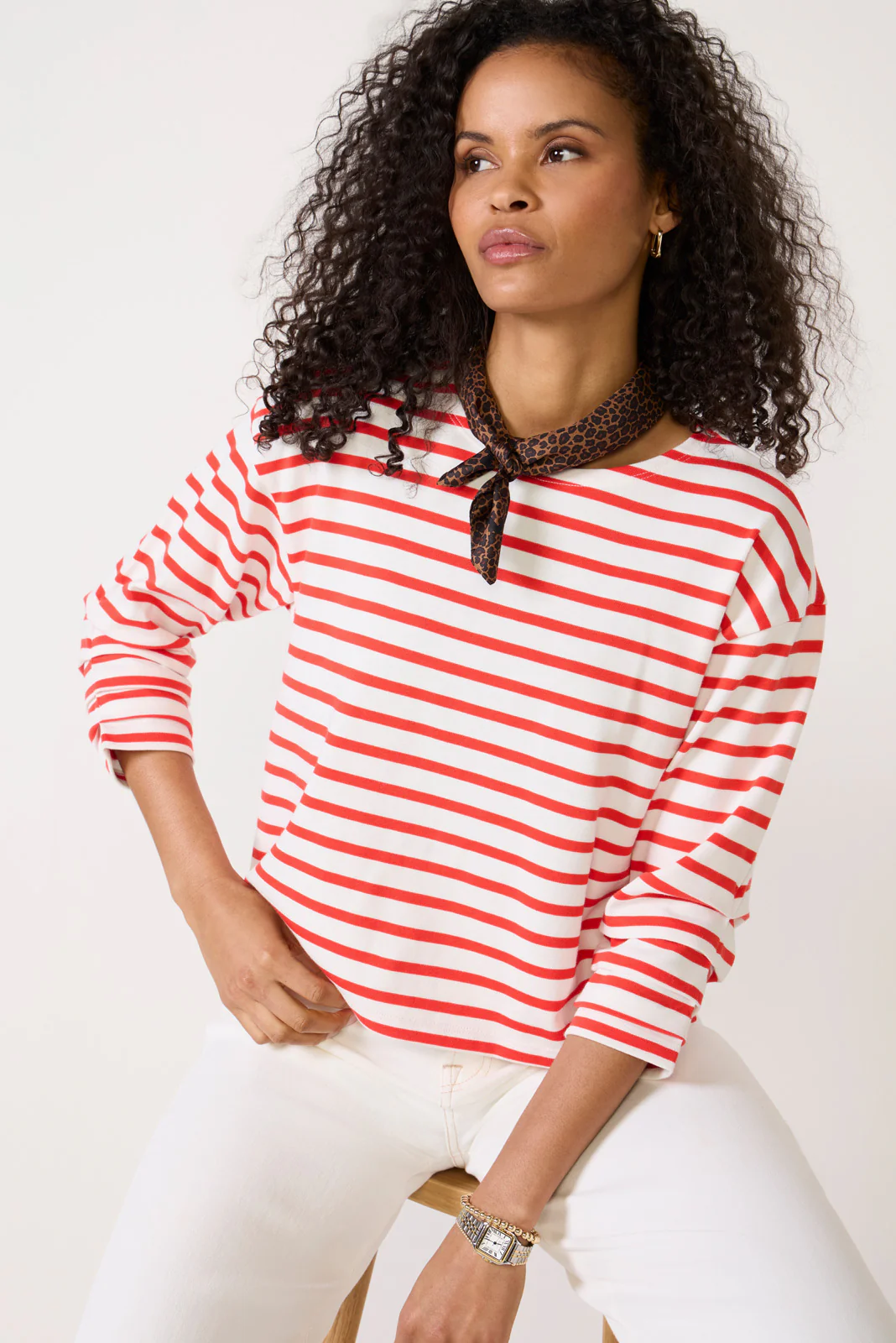 Baily Shirred Sleeve Top