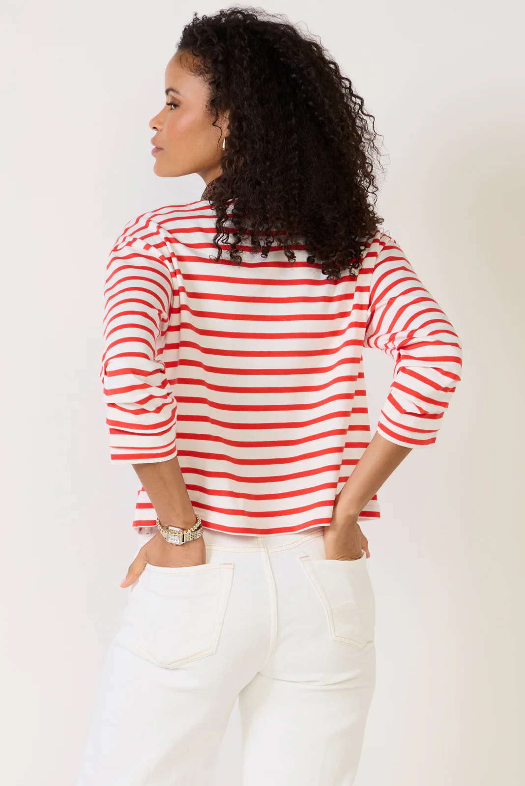 Baily Shirred Sleeve Top - Image 4