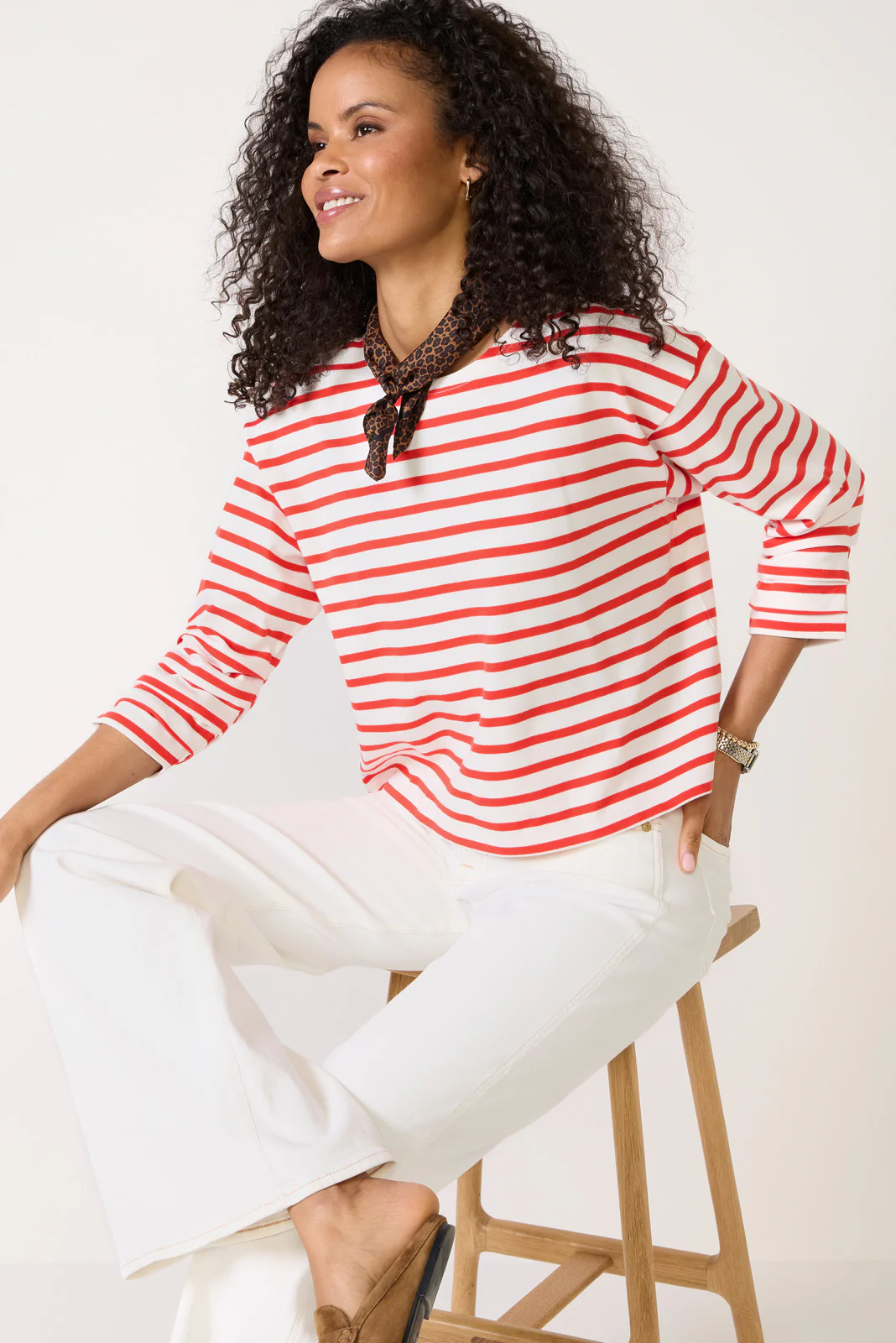 Baily Shirred Sleeve Top - Image 5
