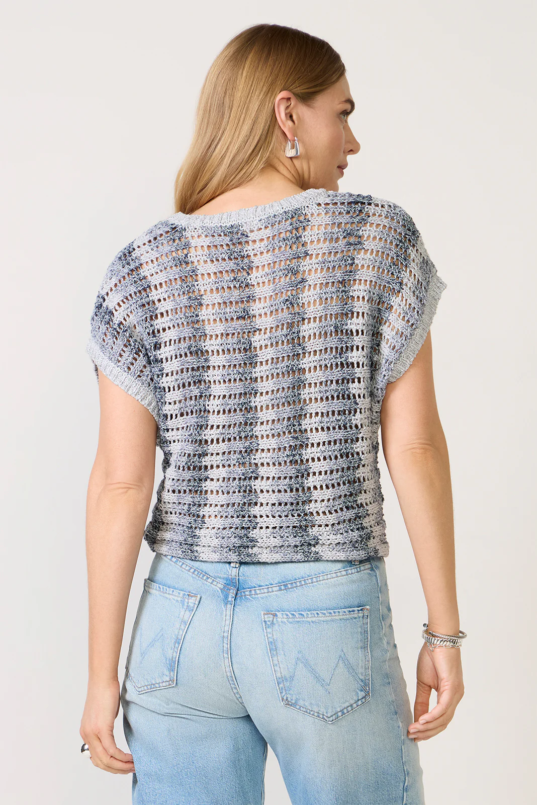 Ballast Crochet Stripe Top - Image 4
