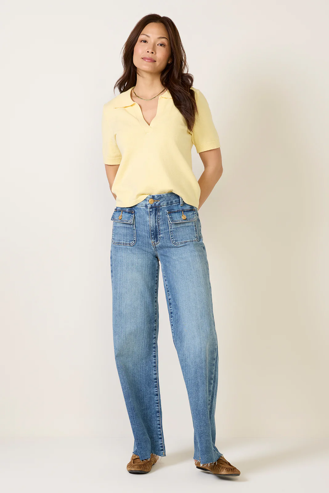 Bennie Polo Sweater Tee - Image 2