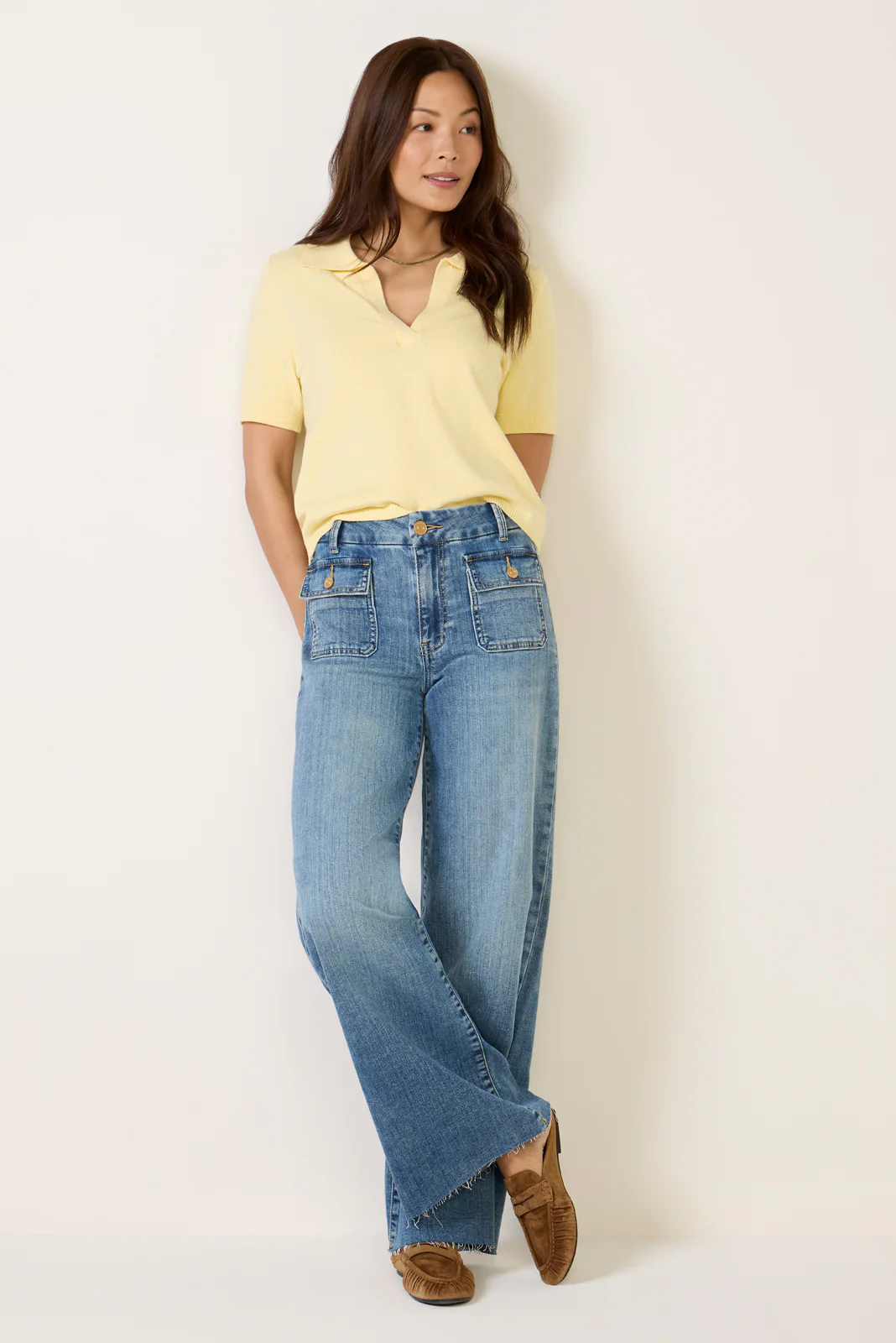 Bennie Polo Sweater Tee - Image 5
