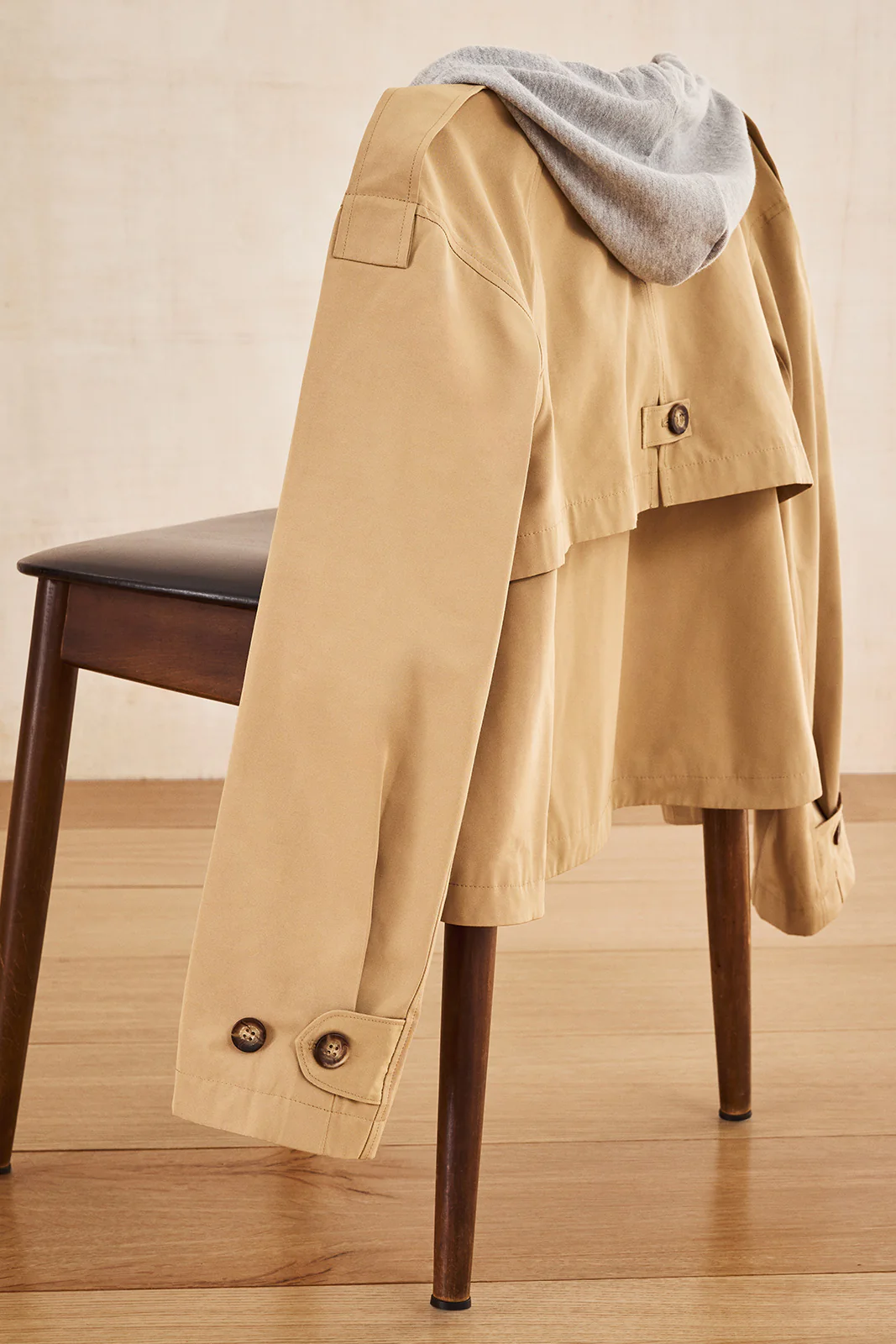 Benny Cropped Trench Jacket - Image 7