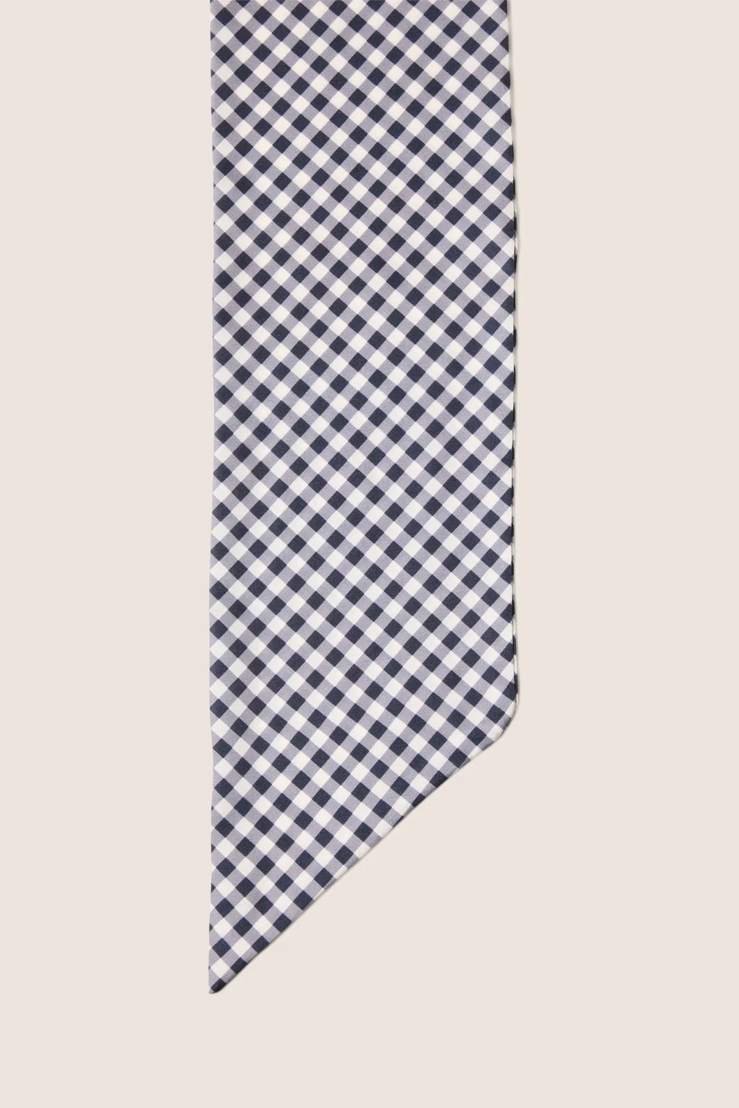 Betty Gingham Skinny Scarf - Image 2