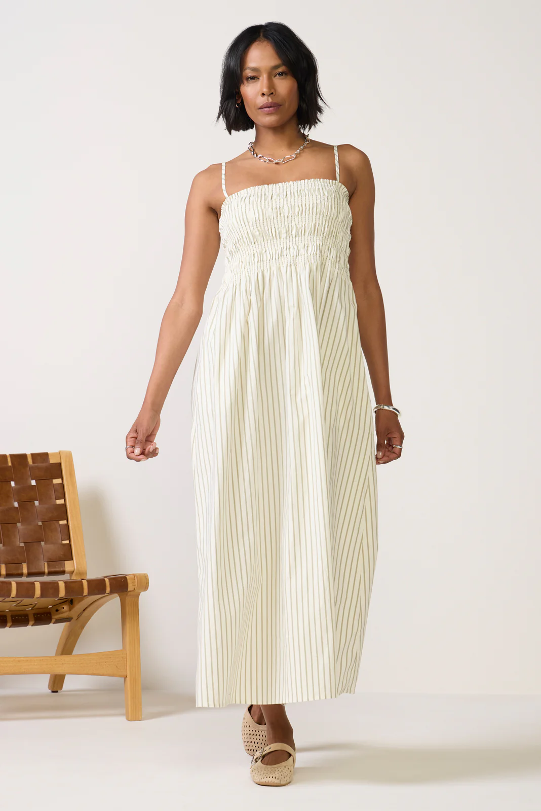Bianca Smocked Dress - Image 5