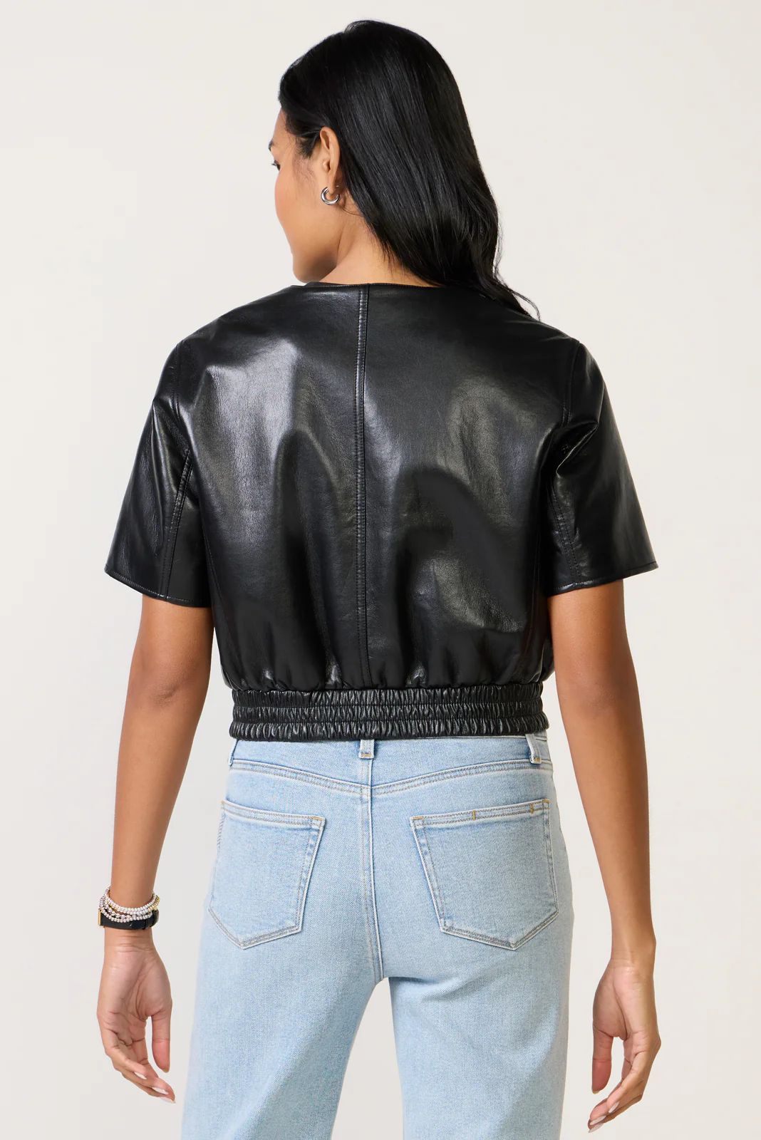Billie Leather Bomber - Image 4
