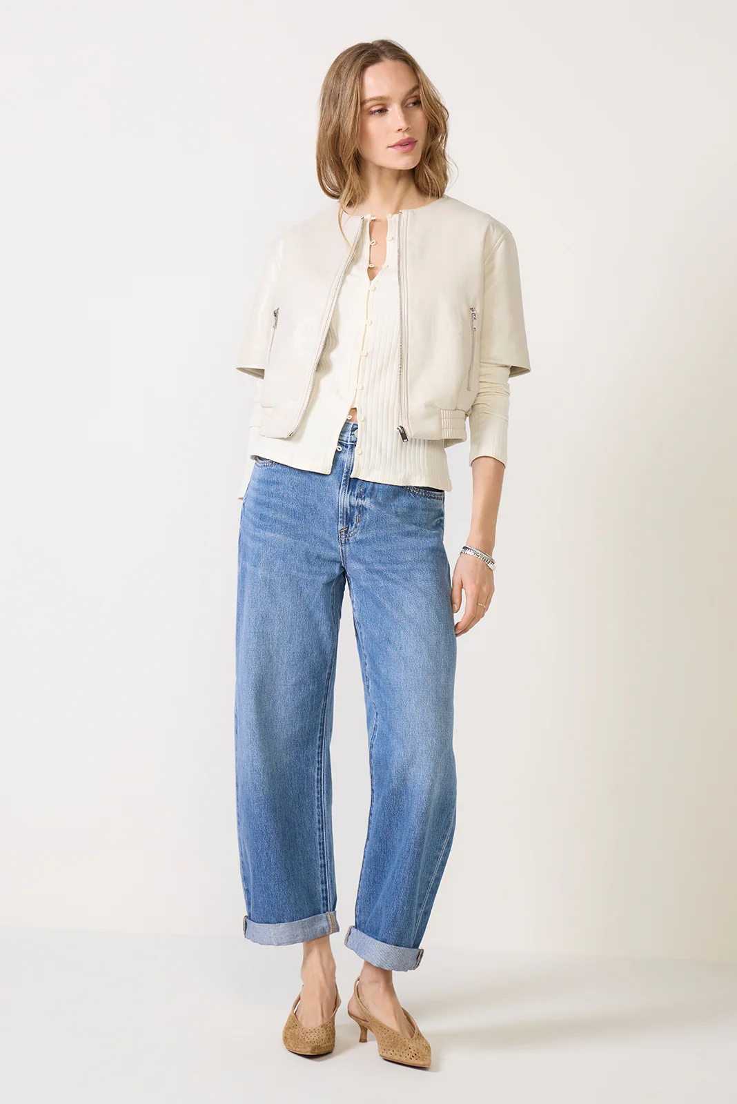 Billie Leather Bomber - Image 2