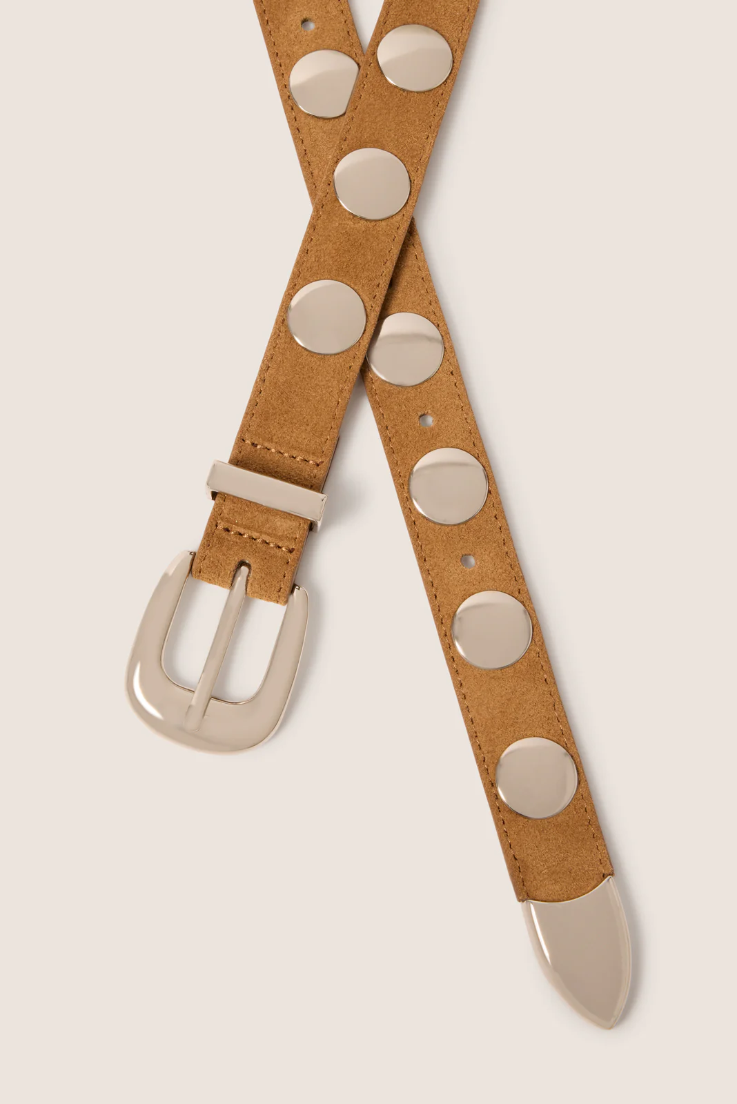 Brett Studded Suede Belt - Image 4