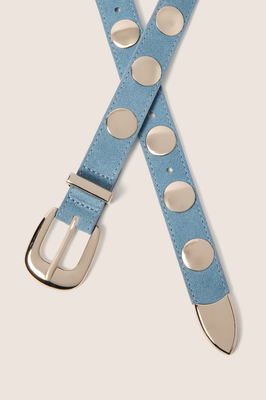 Brett Studded Suede Belt - Image 3