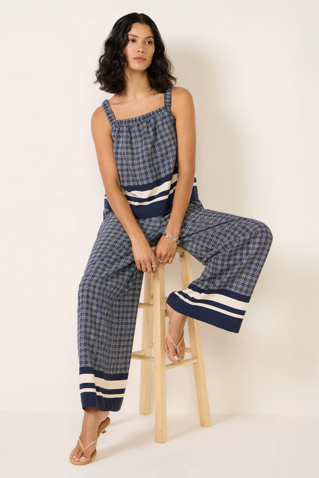 Bria Tile Print Cami - Image 2
