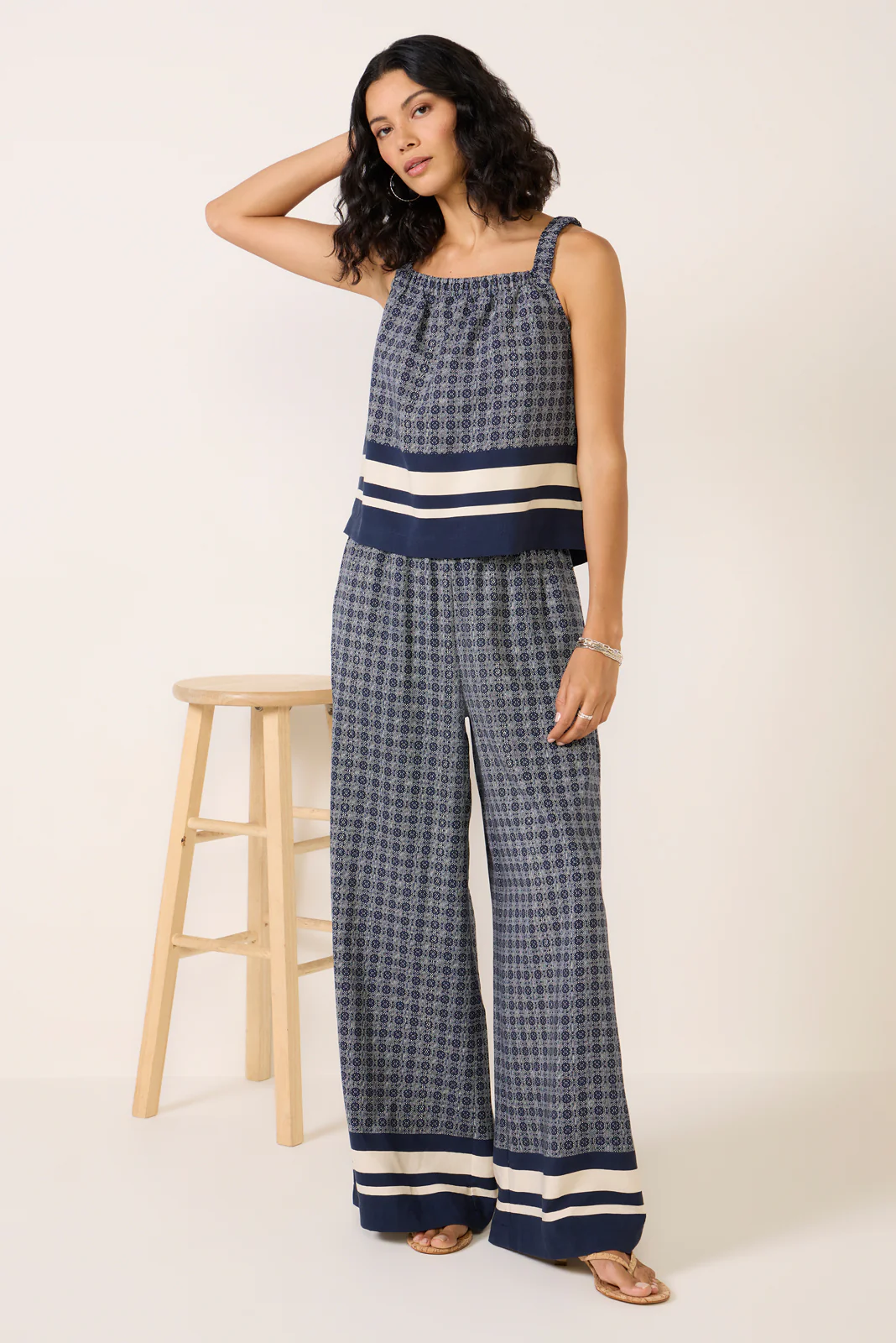 Bria Tile Print Cami - Image 5