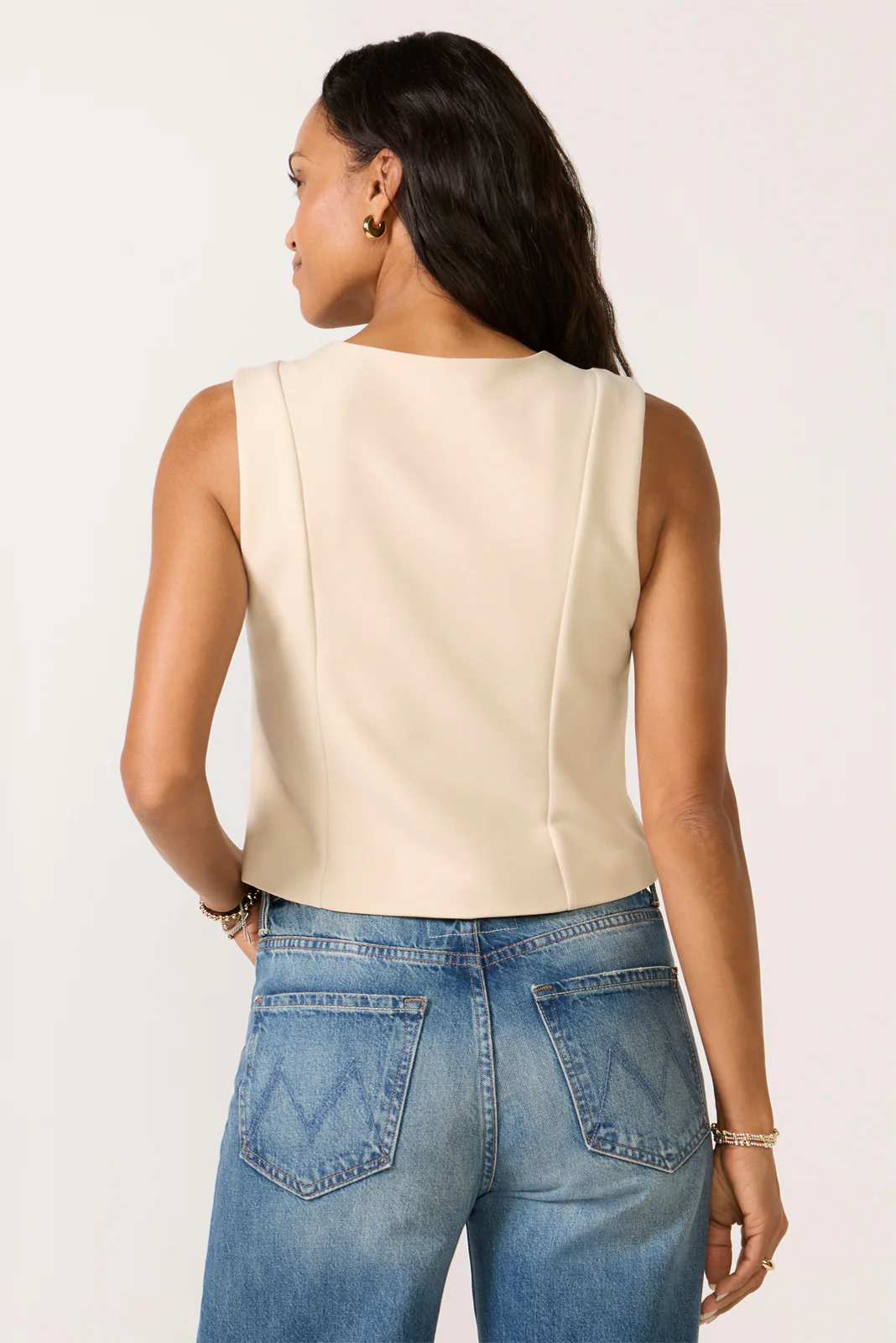 Briar Button Front Vest - Image 4
