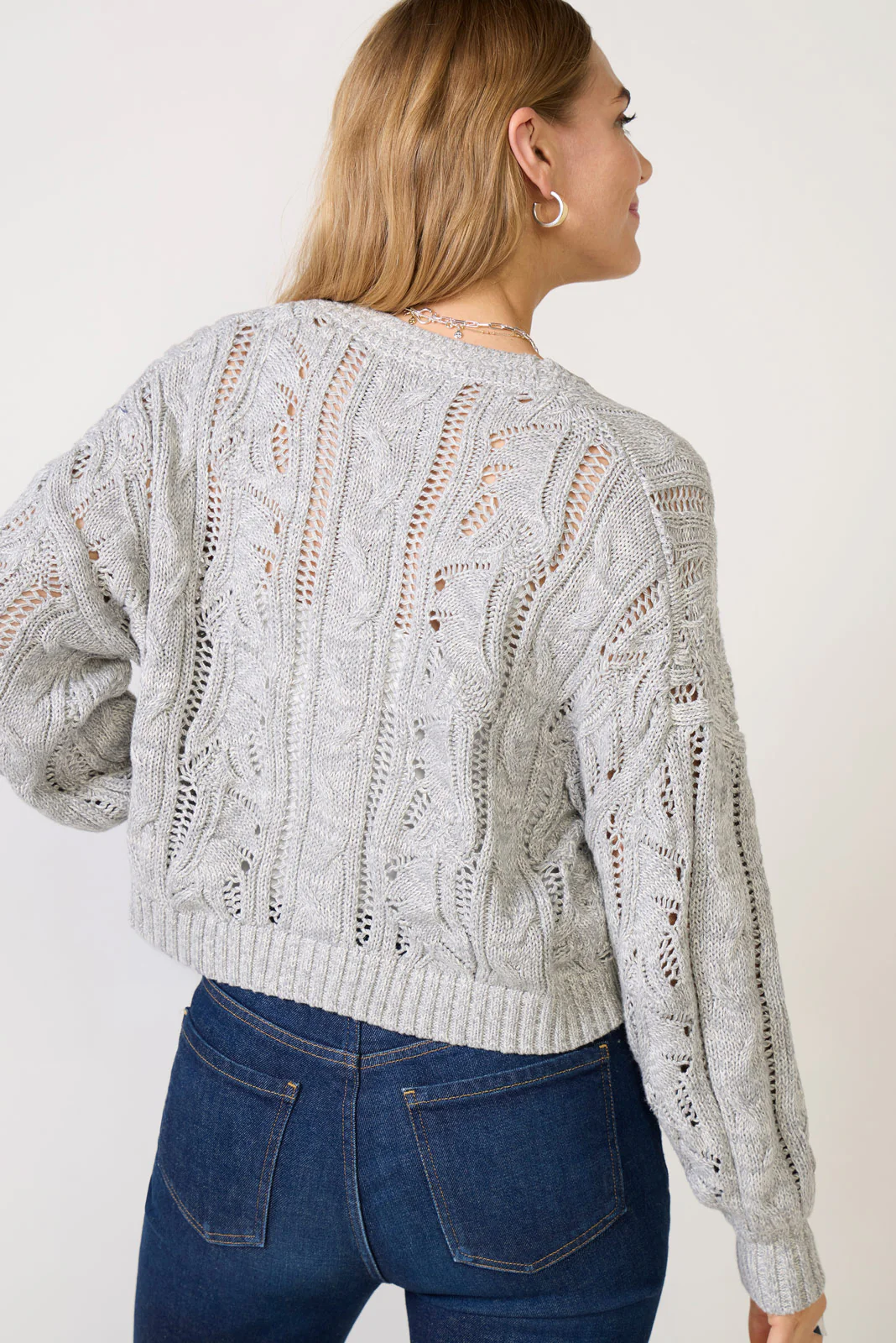 Brielle Pointelle Cardigan - Image 4