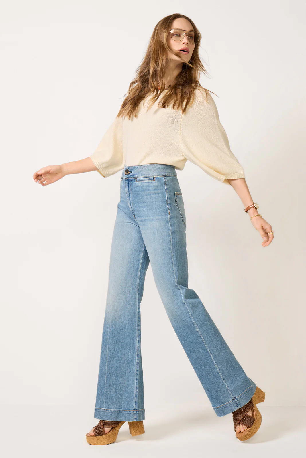 Brighton Wide Leg Trouser - Image 6