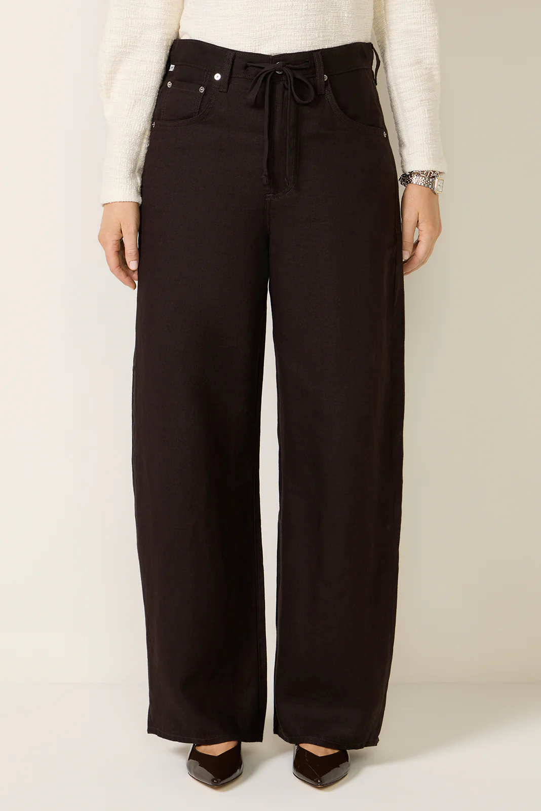 Brynn Wide Leg Drawstring Pant - Image 6