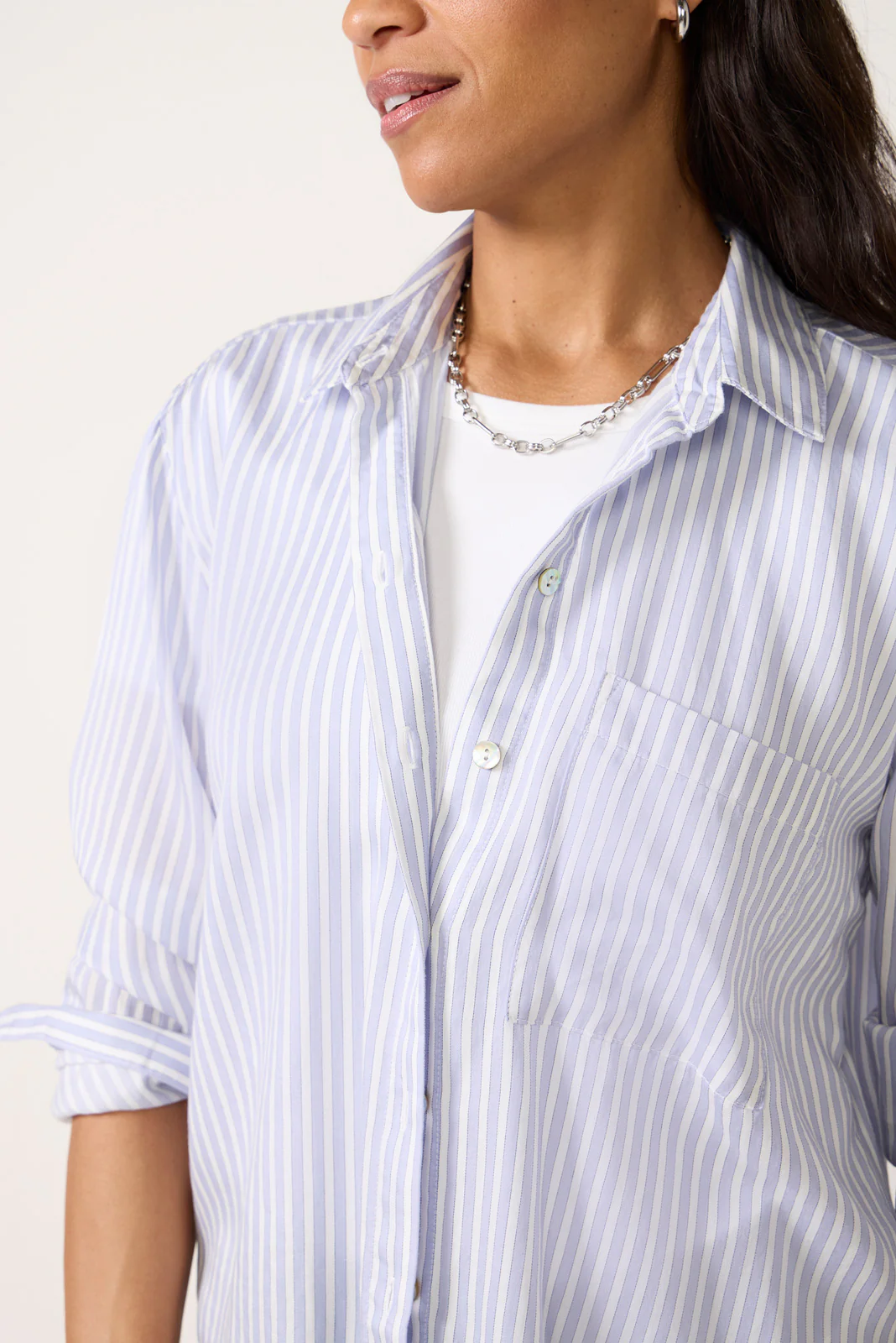 Button Down Stripe Shirt - Image 3