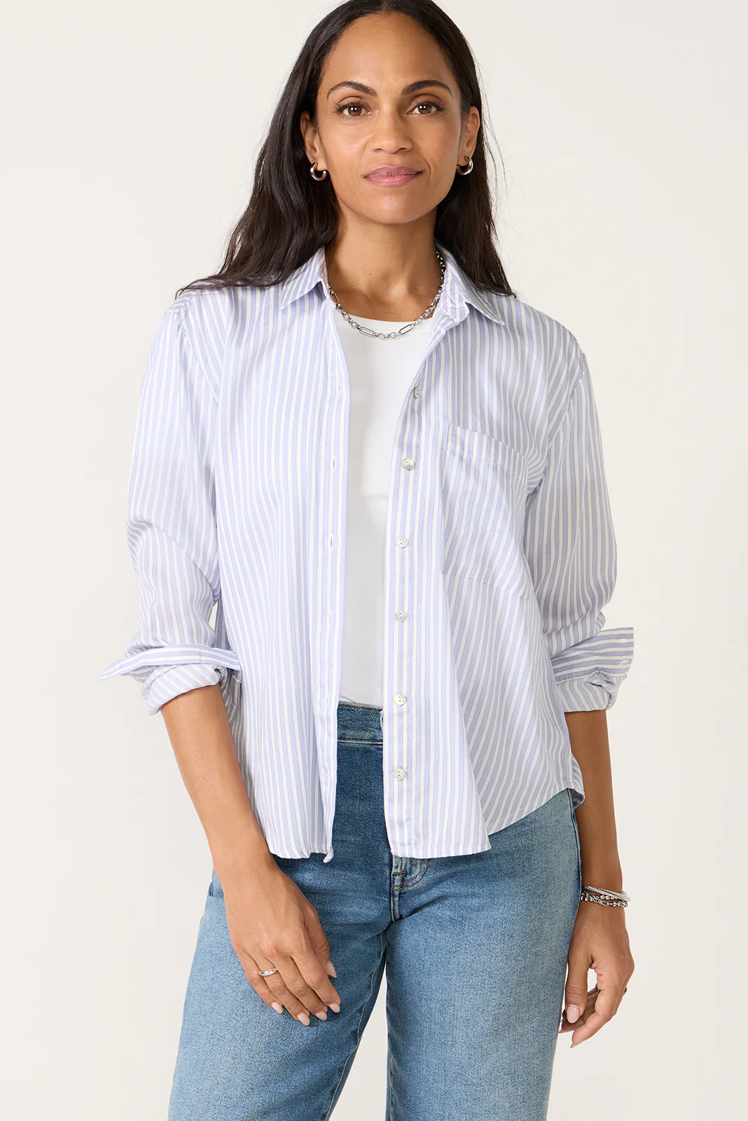 Button Down Stripe Shirt - Image 5