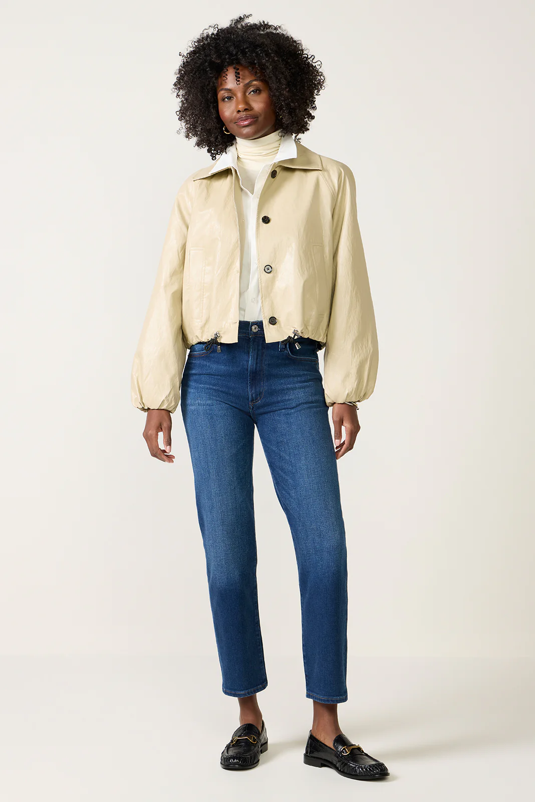 Caia High Rise Straight Jean - Image 5