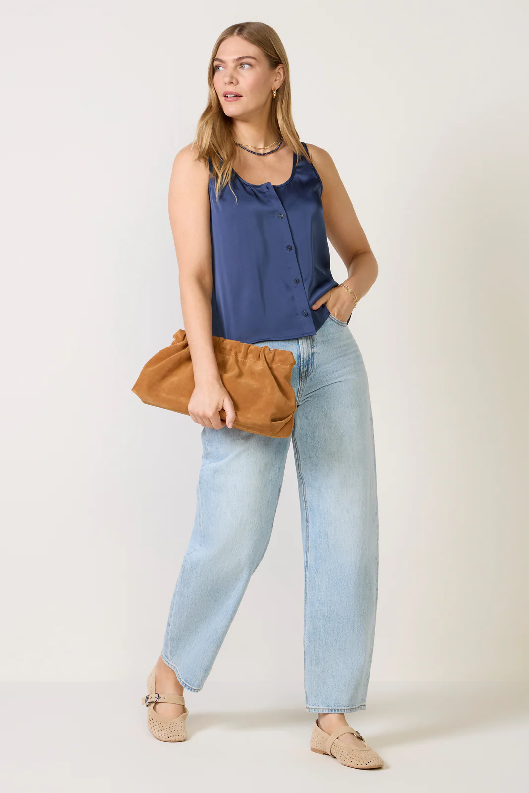 Callan Satin Tank - Image 2