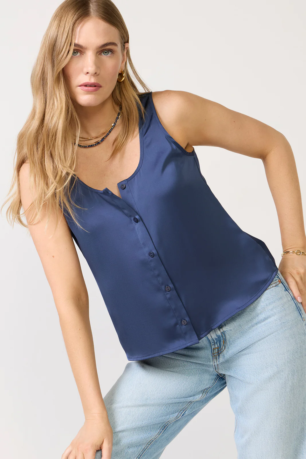 Callan Satin Tank - Image 5