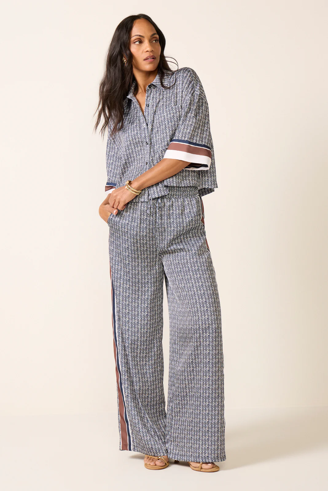 Catherine Satin Shirt - Image 2