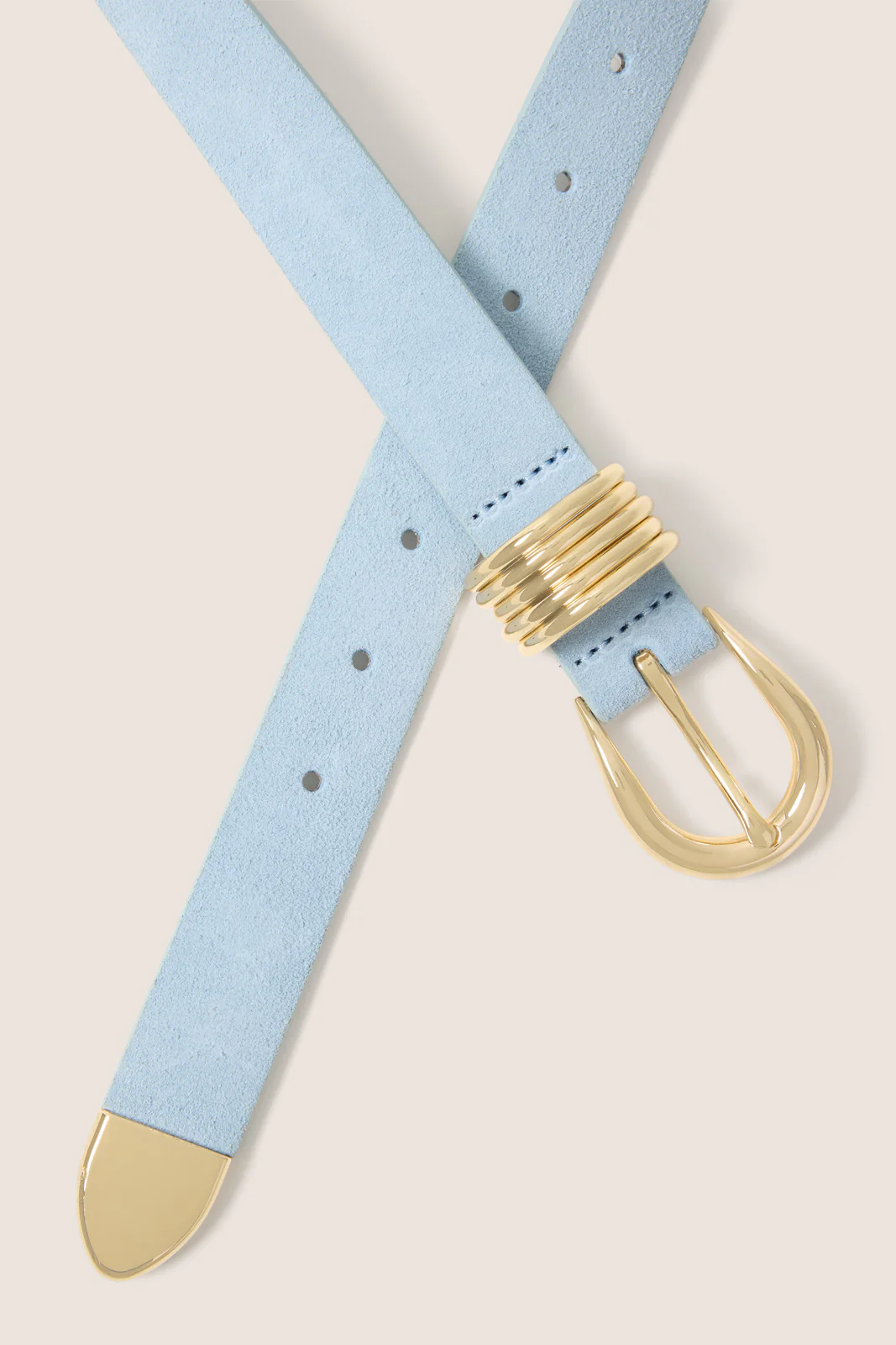 Celine Suede Multi Loop Belt - Image 2