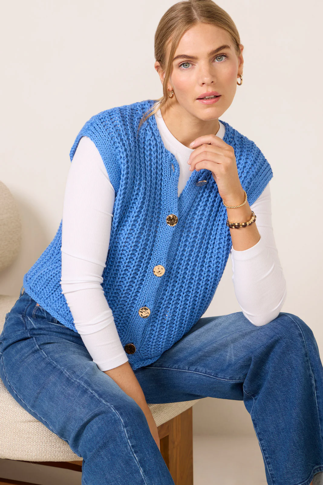Channing Open Stitch Cardigan - Image 5