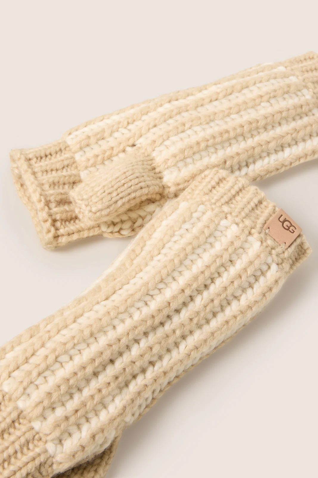 Chunky Plaited Fingerless Gloves - Image 2