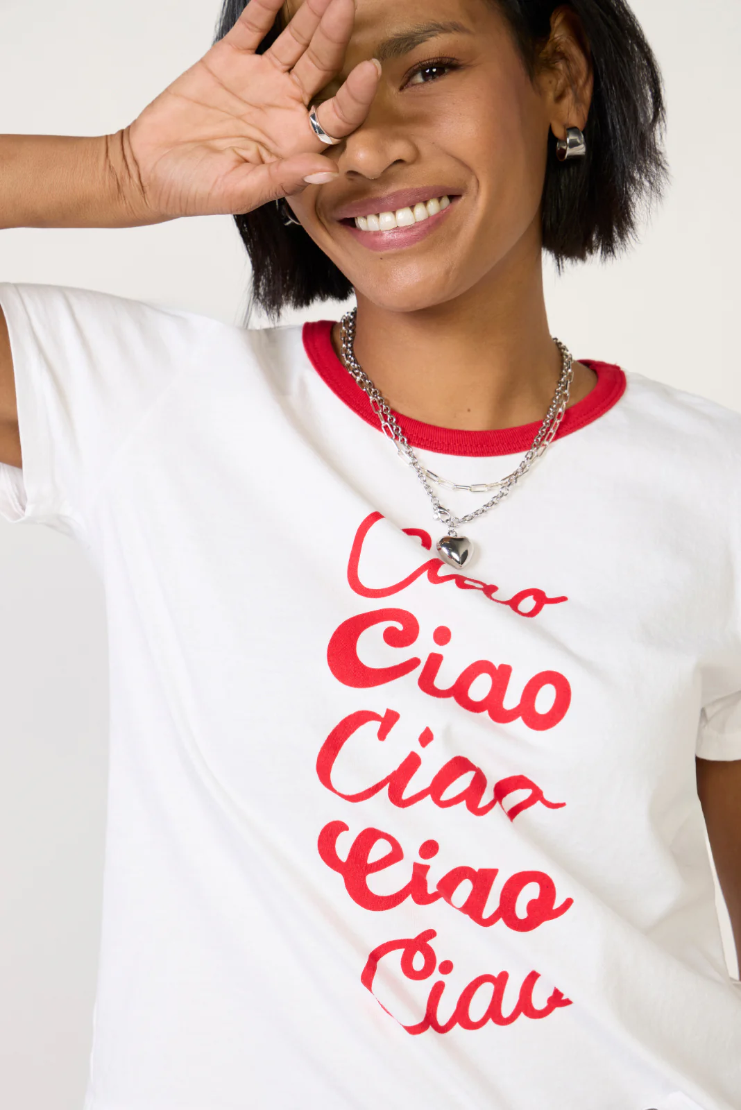 Ciao Ciao Ringer Tee - Image 3