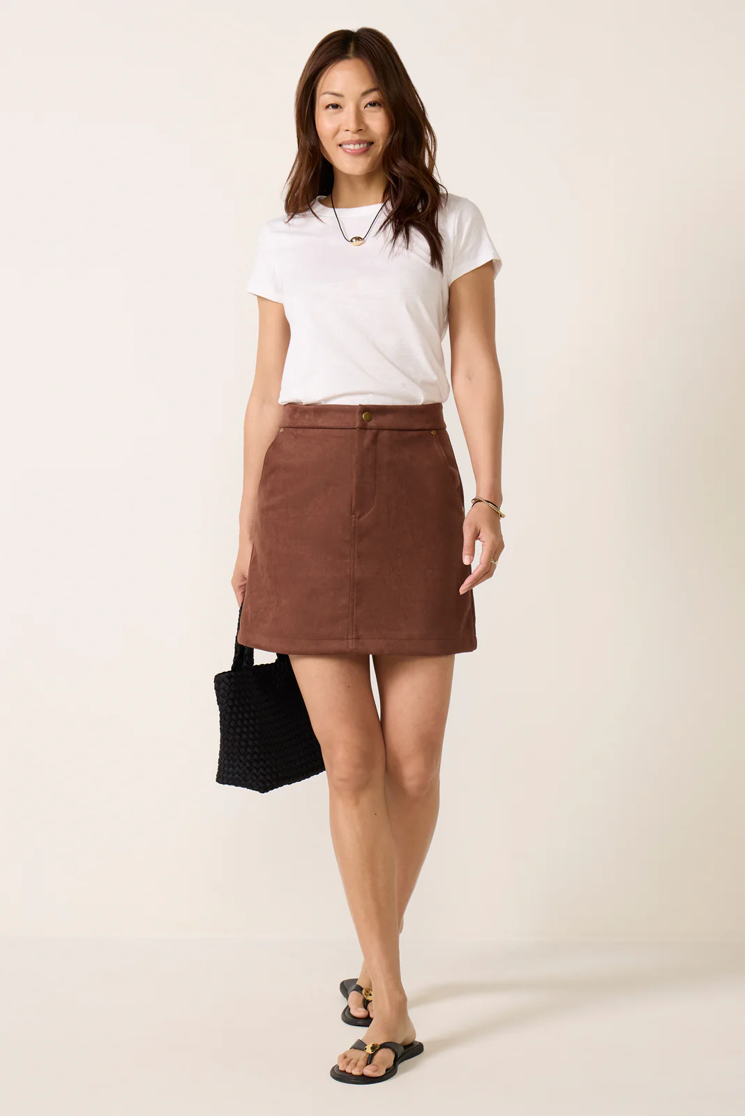 Claudia Suede Mini Skirt - Image 6