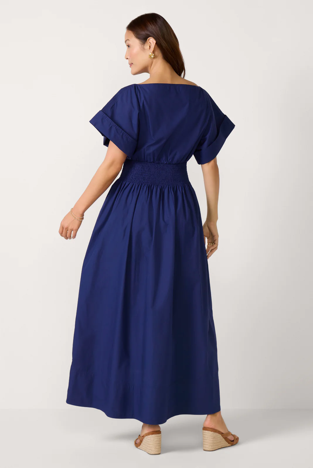 Coastal Poplin Elia Smocked Dress - Image 4